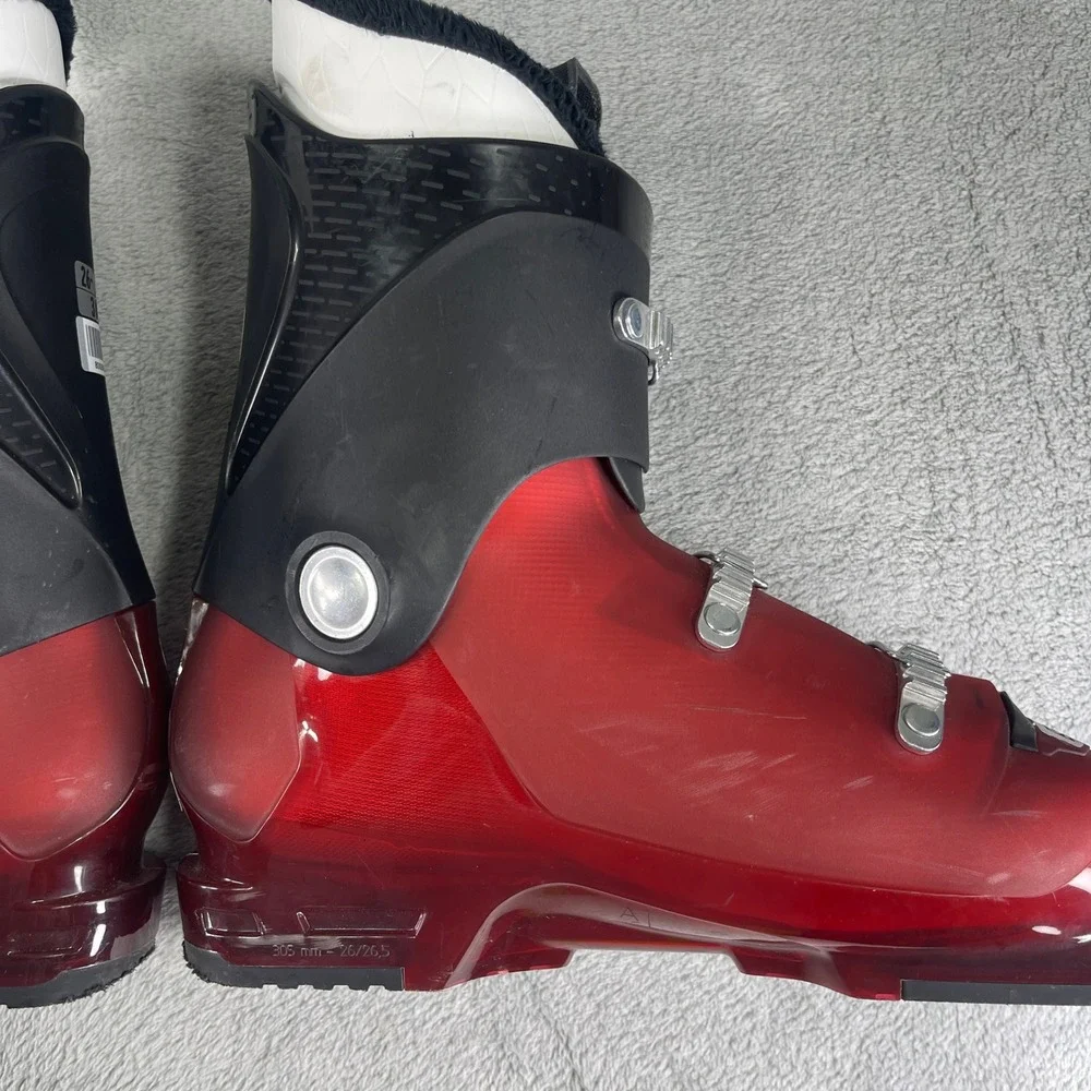 Salomon Ski Boots RT Junior 26-26.5 305mm Red T3 Downhill 3-Buckle Alpine